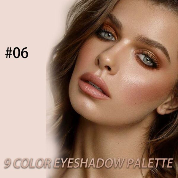 Neutral Nude Brown Eye Shadow Palette, Rose Gold - Image 3