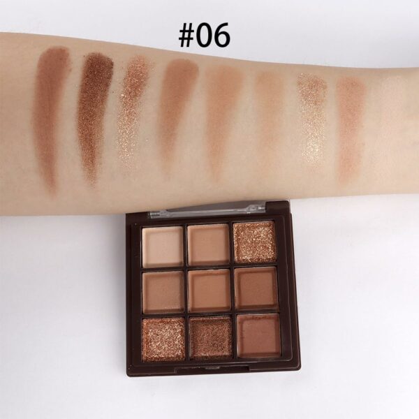 Neutral Nude Brown Eye Shadow Palette, Rose Gold - Image 5