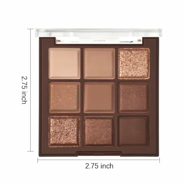 Neutral Nude Brown Eye Shadow Palette, Rose Gold - Image 7