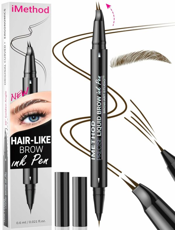 iMethod Curved Eyebrow Pen - Eyebrow Pencil, Brow