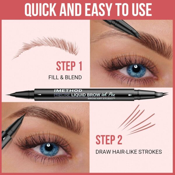 iMethod Curved Eyebrow Pen - Eyebrow Pencil, Brow - Image 5