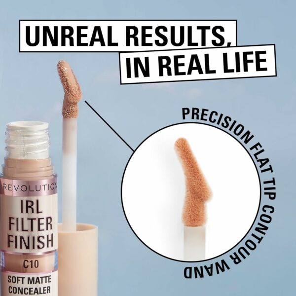 Revolution Beauty, IRL Filter Finish Concealer, - Image 4