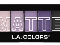 L.A. COLORS 5 Color Matte Eyeshadow Palette,