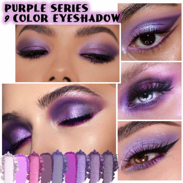 AMY'S DIARY Deep Light Purple Matte Shimmer Eye - Image 2