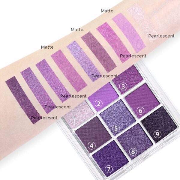 AMY'S DIARY Deep Light Purple Matte Shimmer Eye - Image 5