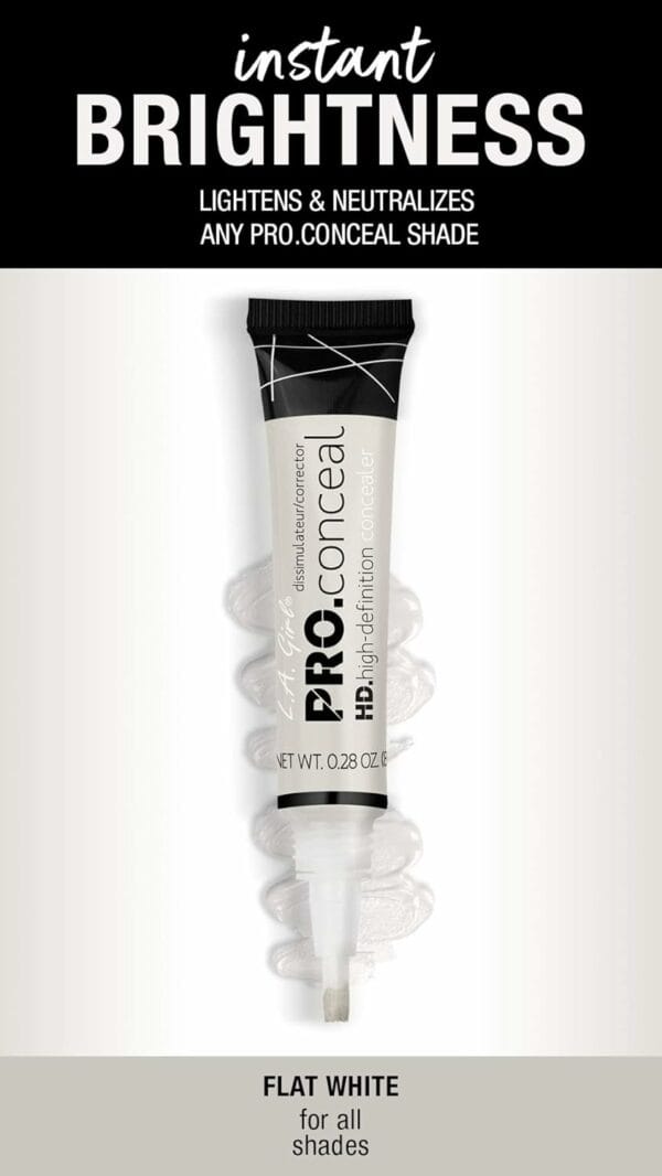 L.A. Girl Hd Pro Conceal, Flat White Corrector, - Image 3