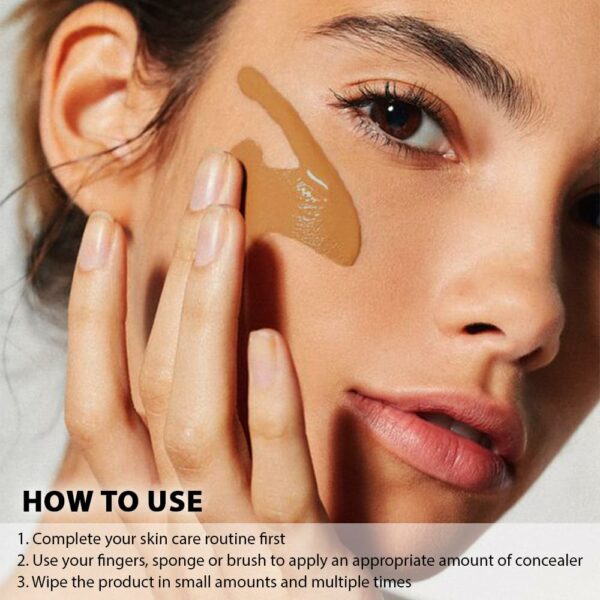 Pro Under Eye Full Coverage Liquid Concealer to - Image 5