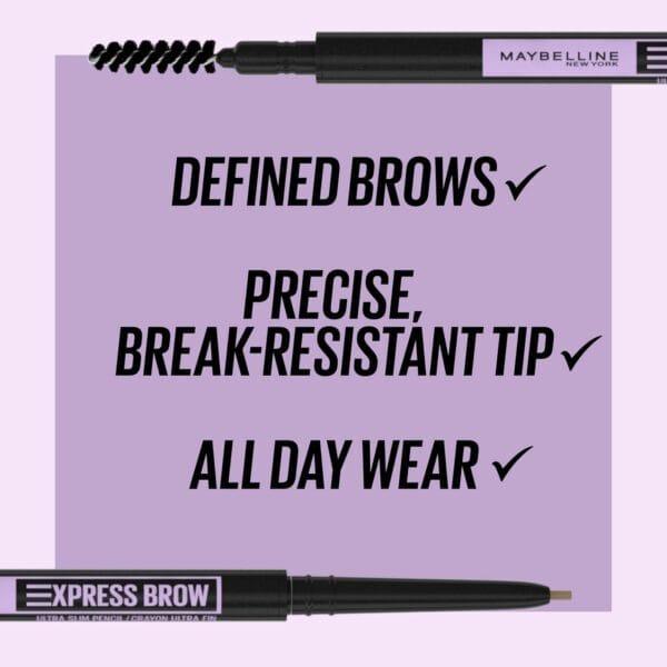 Maybelline Express Brow Ultra Slim Eyebrow Makeup, - Image 4