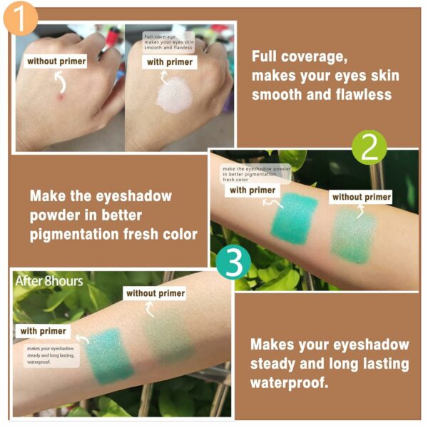 Eyeshadow Primer White Eye Shadow Primer Liquid - Image 5