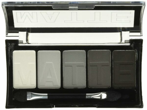 L.A. COLORS 5 Color Matte Eyeshadow, Black Lace, - Image 3