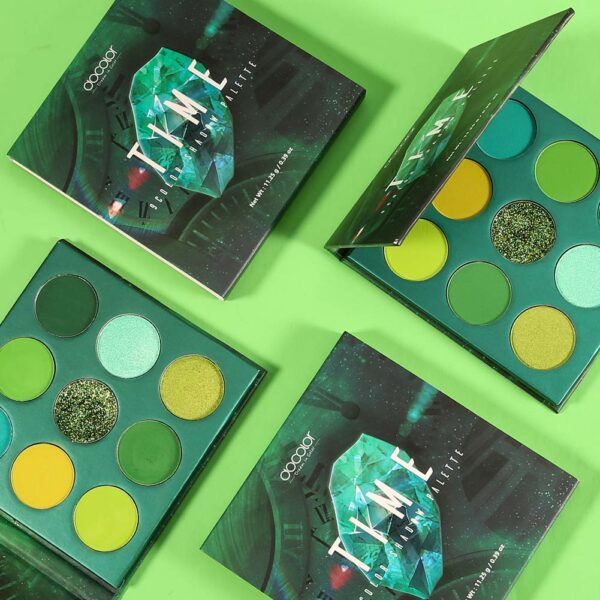 docolor Eyeshadow Palette 9 Colors Green Eyeshadow - Image 8