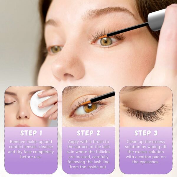 Eyelash Serum, Premium Eyelash Serum for Longer, - Image 6