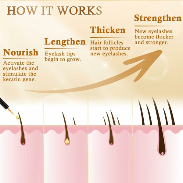 Recuren Plus Premium Eyelash Growth Serum: - Image 5