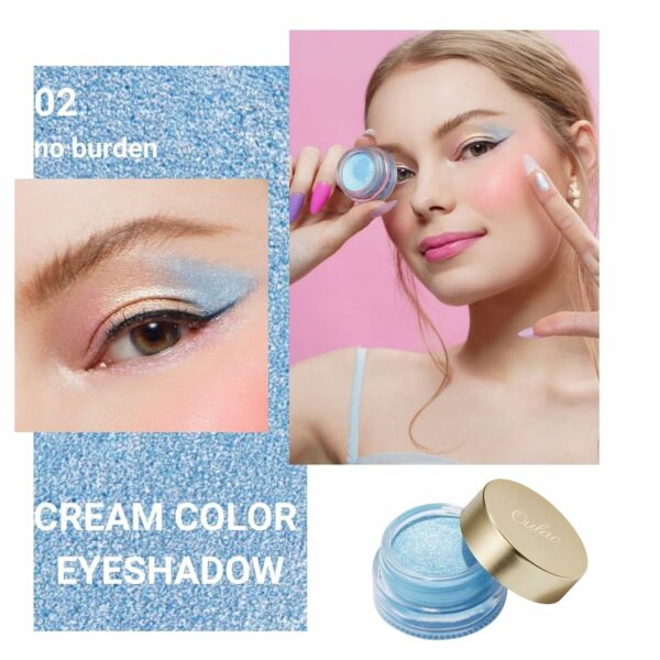 Oulac Blue Cream Eyeshadow also for Highlighter - Image 2