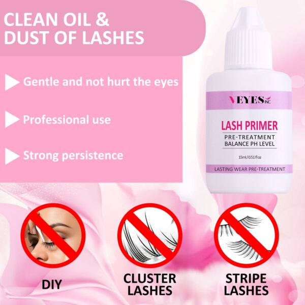 VEYES INC Lash Primer for Eyelash Extensions 15ml - Image 3