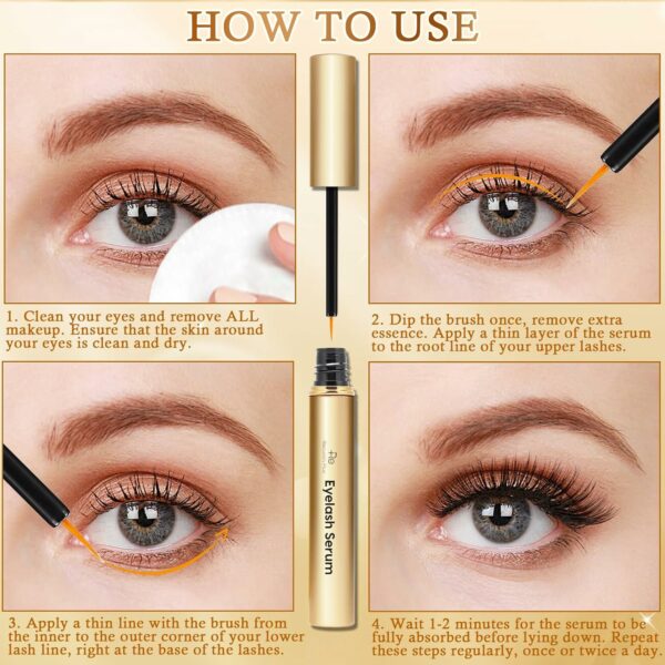 Recuren Plus Premium Eyelash Growth Serum: - Image 3