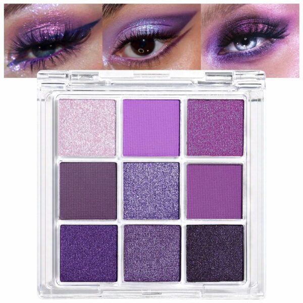 AMY'S DIARY Deep Light Purple Matte Shimmer Eye