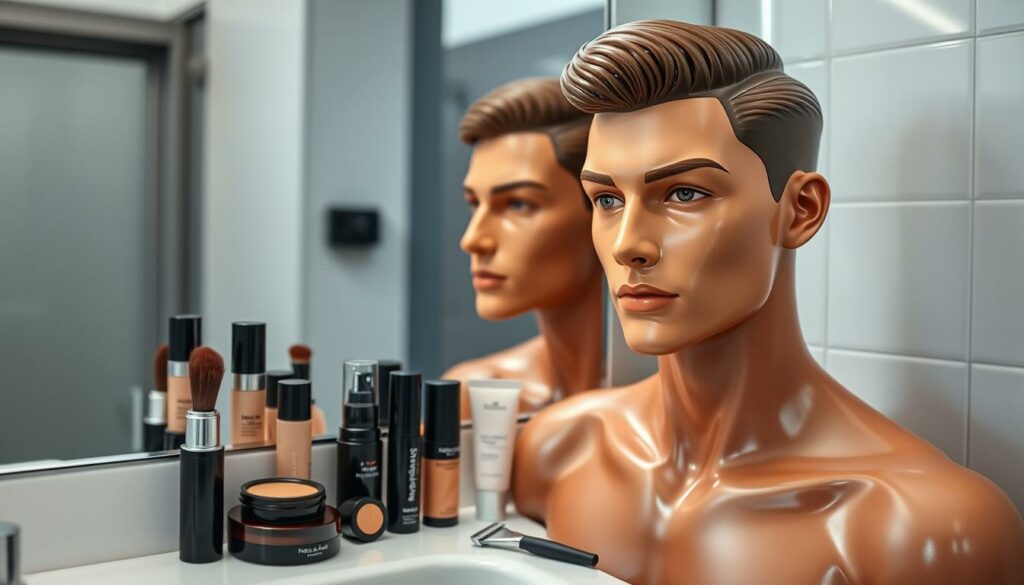 Advanced men's makeup techniques