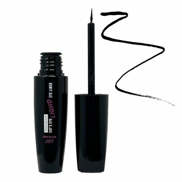 Cat’s Eye Waterproof Liquid Eyeliner (Deep Black),