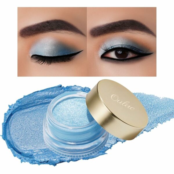 Oulac Blue Cream Eyeshadow also for Highlighter