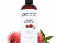 PURA D'OR 16 Oz ORGANIC Castor Oil - 100% Pure