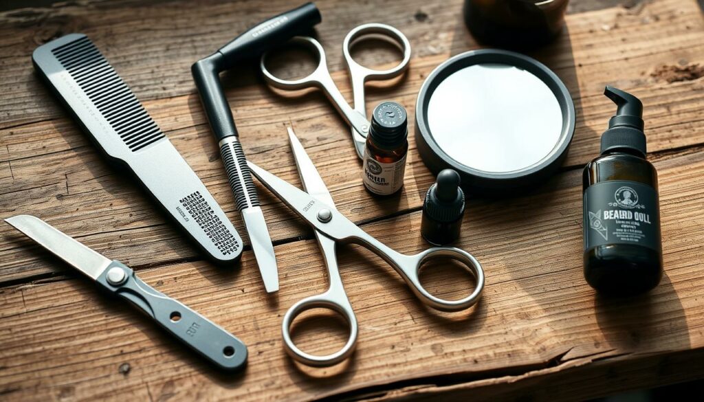 Short beard maintenance tools