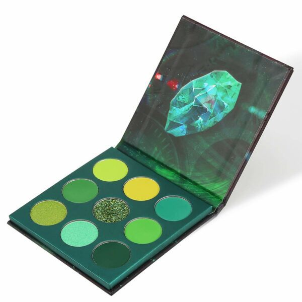 docolor Eyeshadow Palette 9 Colors Green Eyeshadow