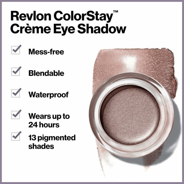 REVLON Colorstay Creme Eye Shadow - 730 Praline - Image 6