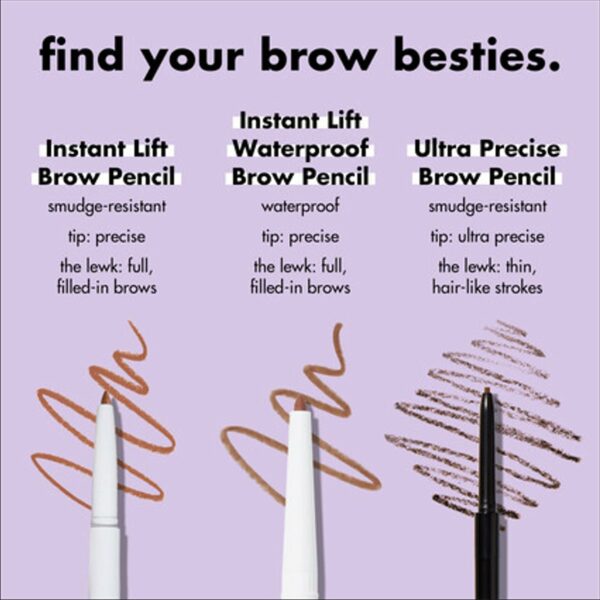 e.l.f. Instant Lift Brow Pencil, Dual-Sided, - Image 6