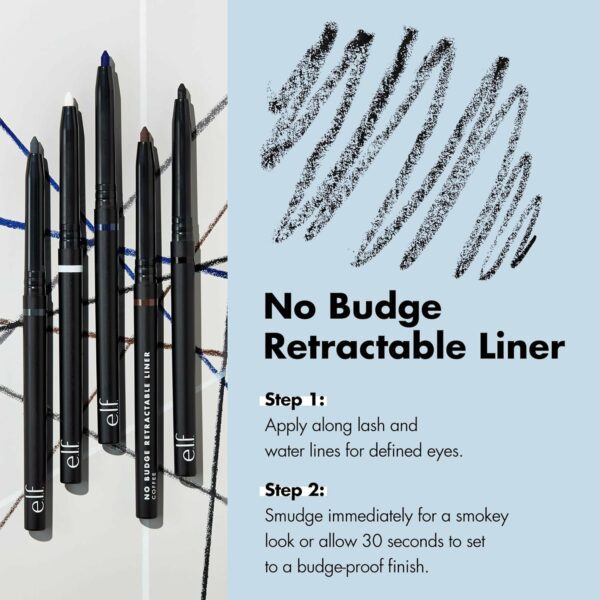 e.l.f. Creamy No Budge Retractable Eyeliner - Image 7