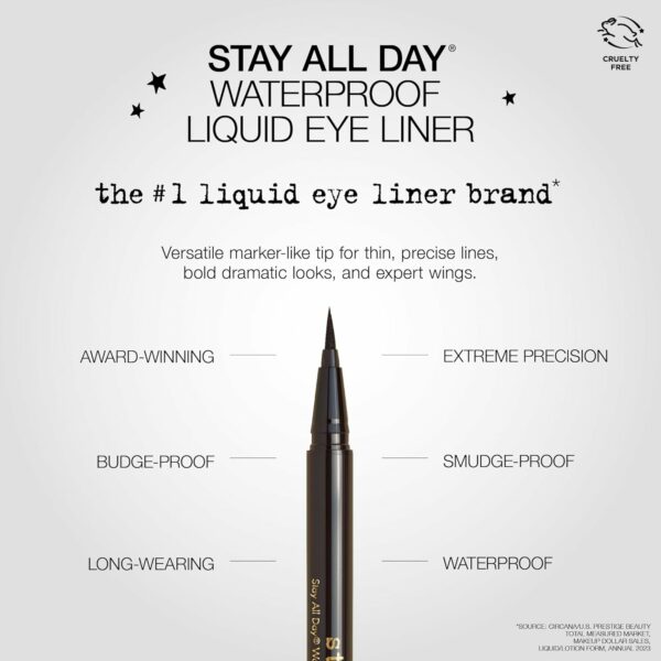 stila Waterproof Liquid Eye Liner, Stay All Day - Image 3