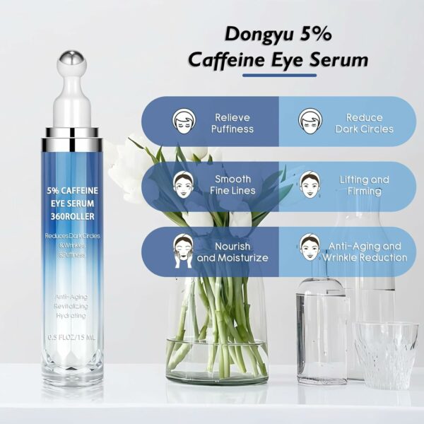 Eye Serum with 5% Caffeine & 5% Retinol – Under - Image 3