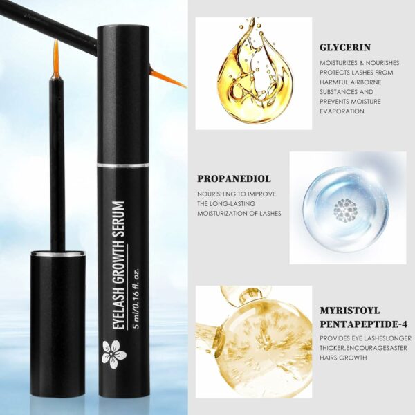 Eyelash Growth Serum - 5ml Lash Serum,Eyelash - Image 3