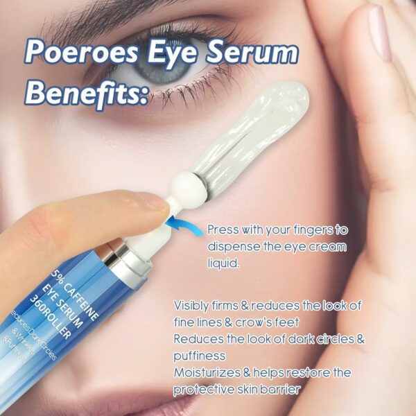 Eye Serum with 5% Caffeine & 5% Retinol – Under - Image 4