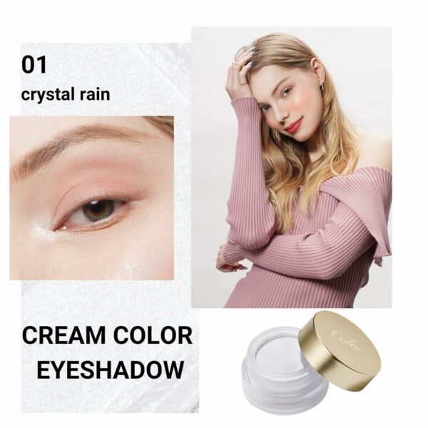 Oulac Shimmer White Cream Eyeshadow-Eyeshadow - Image 2