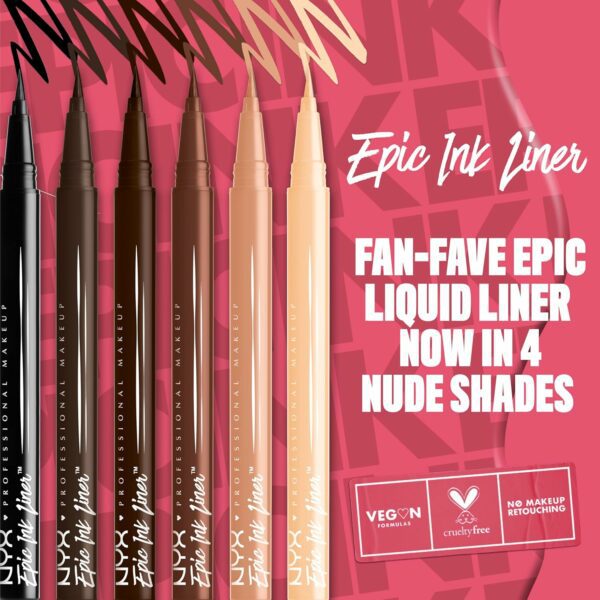 NYX PROFESSIONAL MAKEUP Epic Ink Liner, Waterproof - Image 4