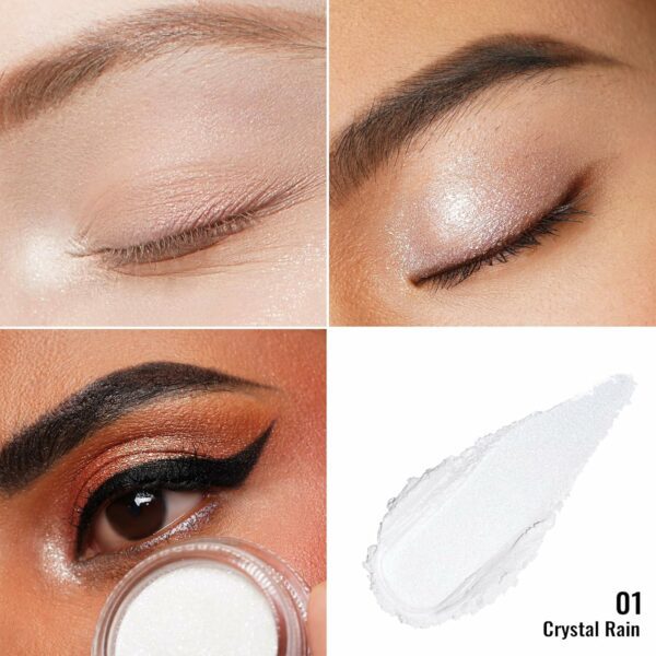 Oulac Shimmer White Cream Eyeshadow-Eyeshadow - Image 3