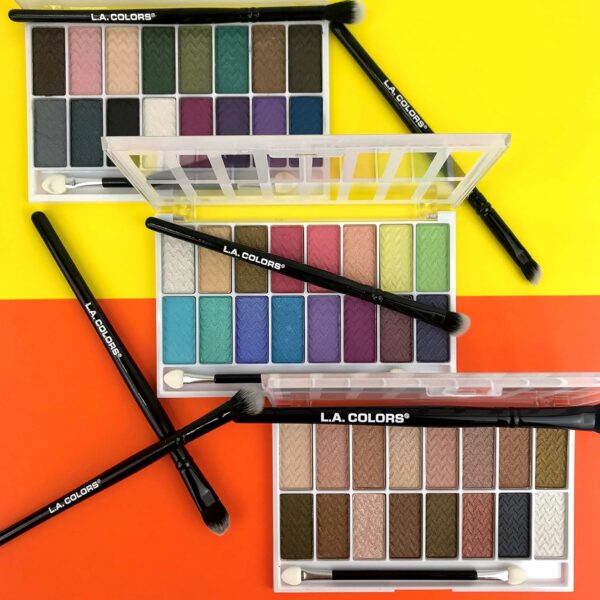 L.A. COLORS 16 Color Eyeshadow Palette, Haute, - Image 3