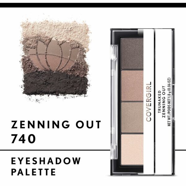 COVERGIRL TruNaked Quad Eyeshadow Palette, Zenning - Image 3