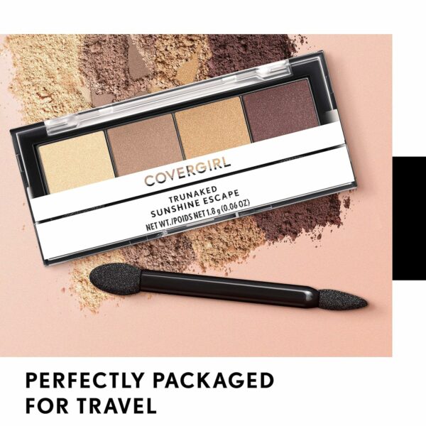 COVERGIRL TruNaked Quad Eyeshadow Palette, Zenning - Image 12