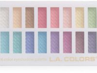 L.A. COLORS 16 Color Eyeshadow Palette, Haute,