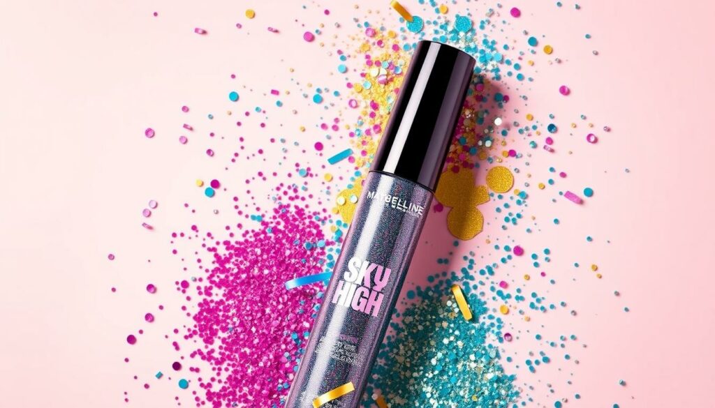 maybelline sky high glitter mascara