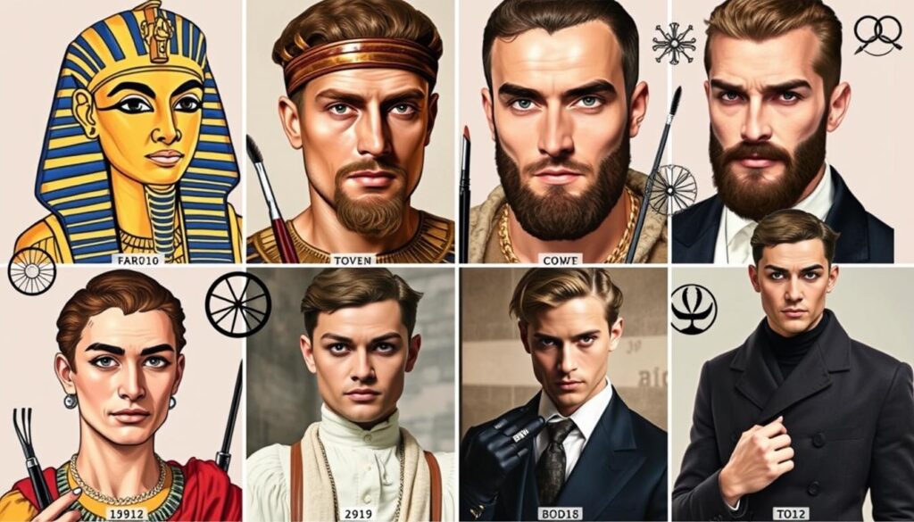 the evolution of men's eyeliner