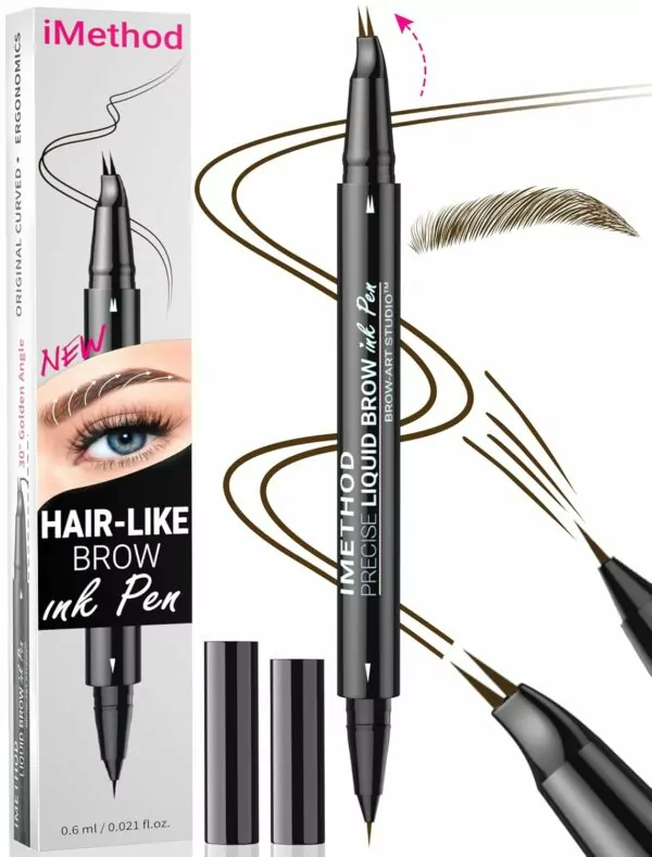 iMethod Curved Eyebrow Pen - Eyebrow Pencil, Brow