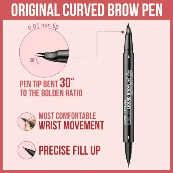 iMethod Curved Eyebrow Pen - Eyebrow Pencil, Brow - Image 6