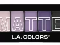 L.A. COLORS 5 Color Matte Eyeshadow Palette,