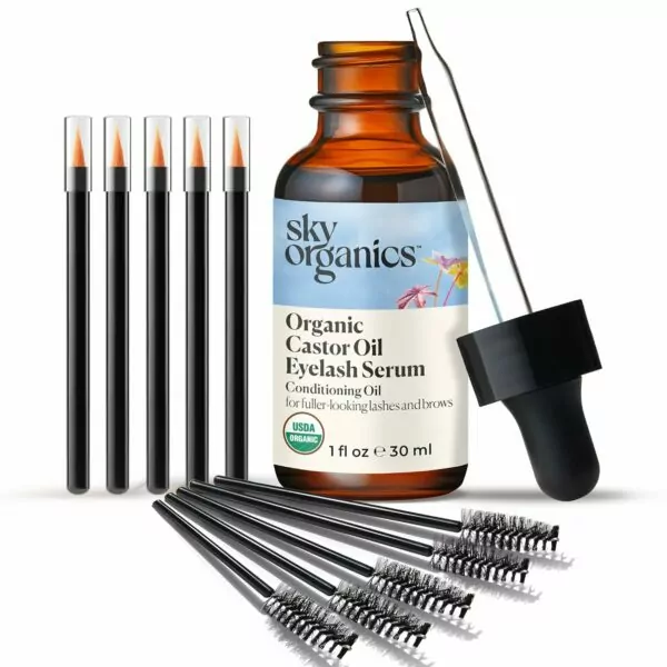 Sky Organics Organic Castor Oil Eyelash & Brow