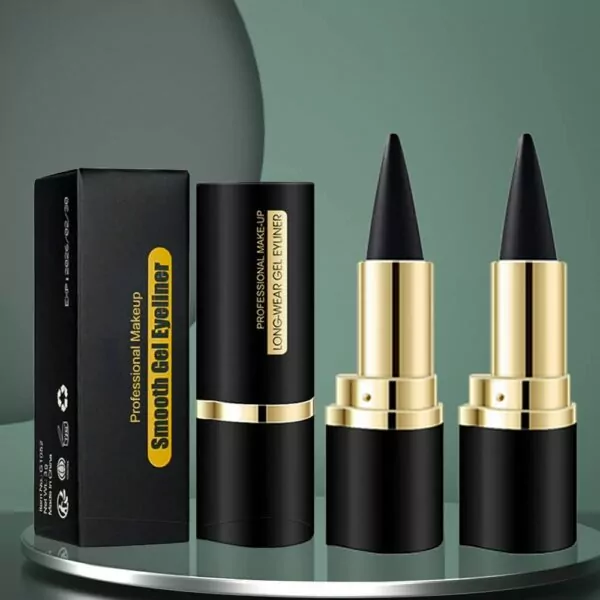 evpct 2Pcs Black Gel Lipstick Eyeliner Pencils Pen - Image 7