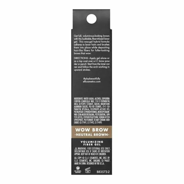 e.l.f. Wow Brow Gel, Volumizing, Buildable, - Image 4