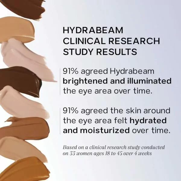 Saie Hydrabeam Under Eye Brightener - Sheer + Hydrating Eye Brightener with Cucumber Extract - Instantly Illuminates Skin for a Radiant Finish - Shade 0.5 (0.2 oz) - Image 6